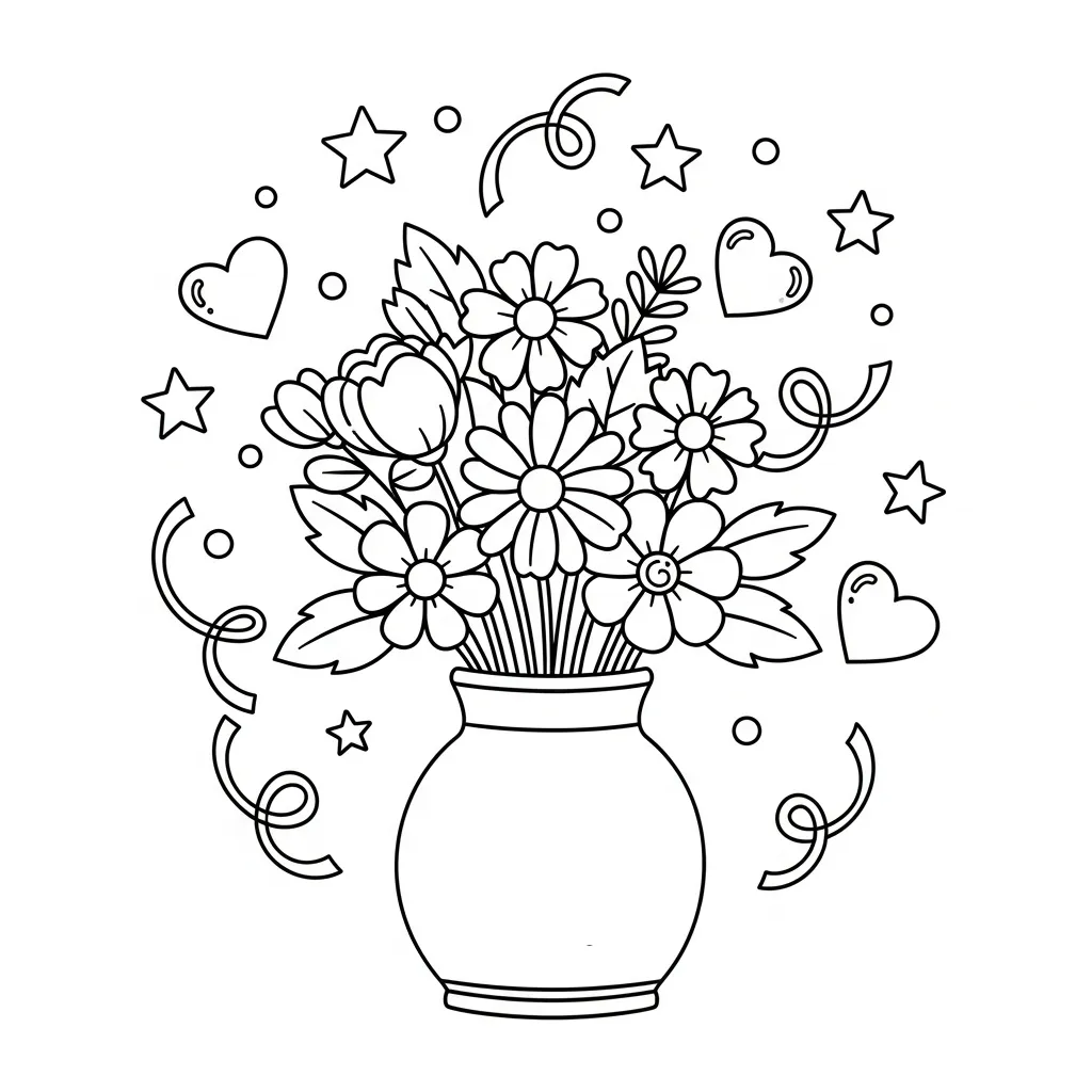 Moederdag Kleurplaat 12