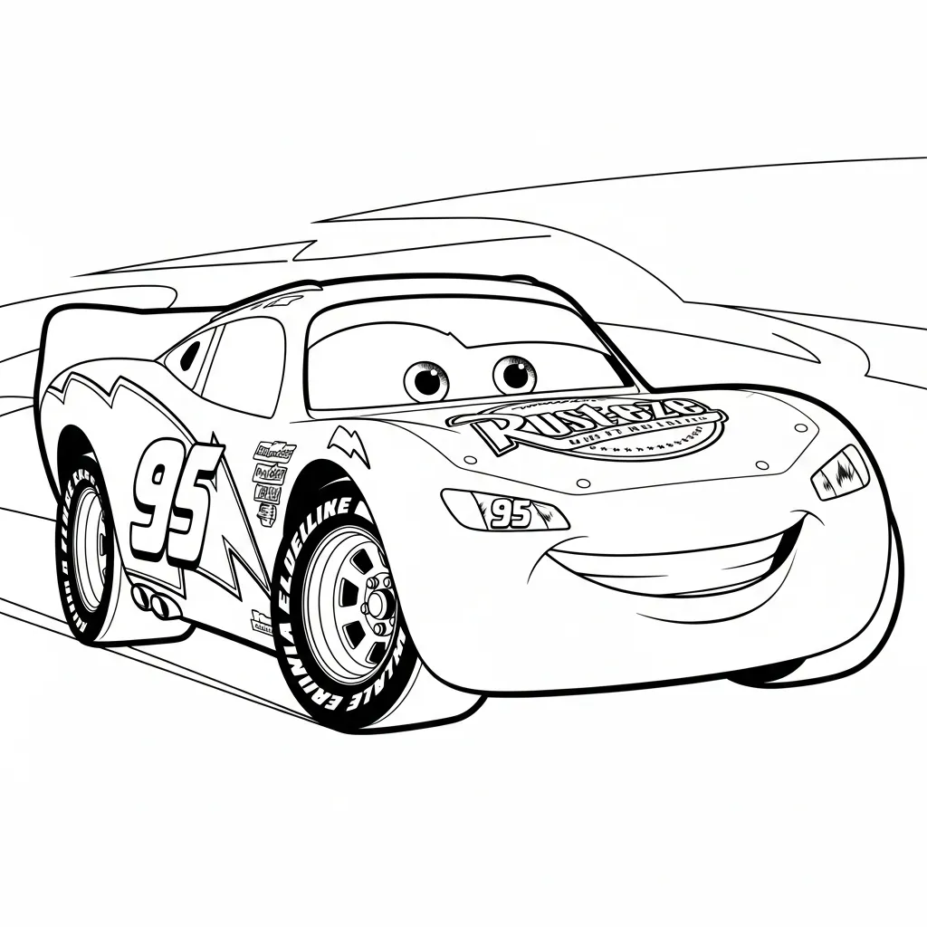Rayo Mcqueen Kleurplaat 16 Rayo Mcqueen Kleurplaat 8