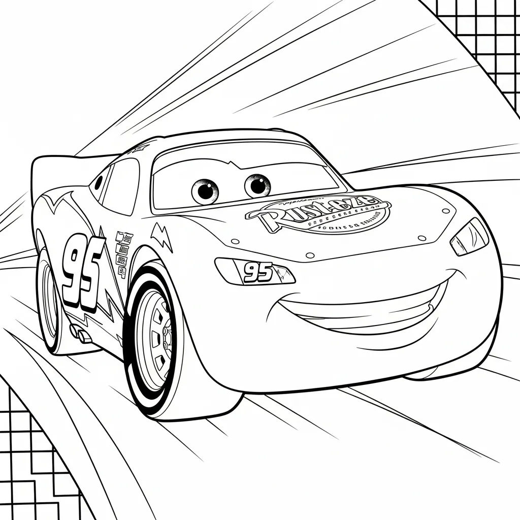 Rayo Mcqueen Kleurplaat 10 Rayo Mcqueen Kleurplaat 2