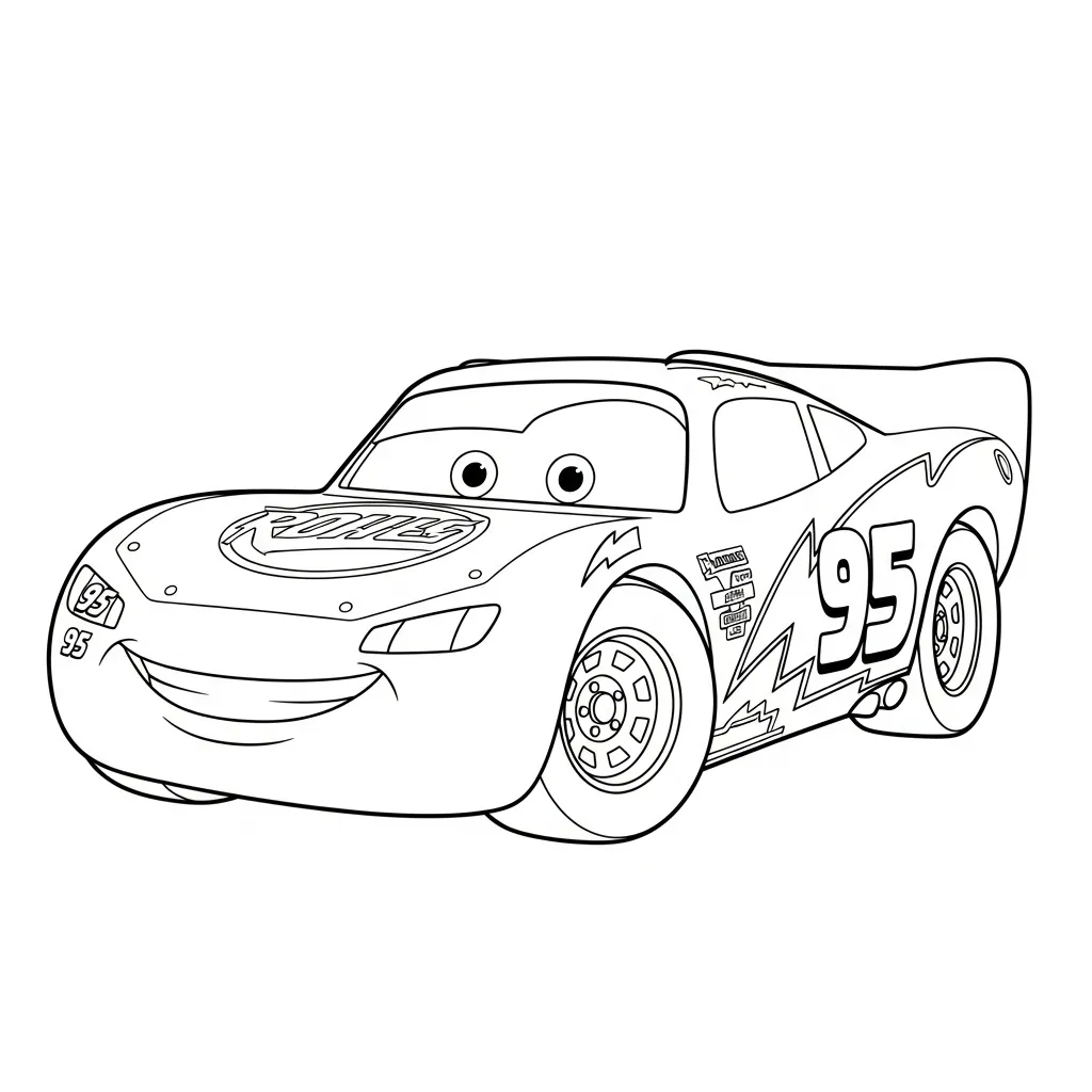 Rayo Mcqueen Kleurplaat 13 Rayo Mcqueen Kleurplaat 5