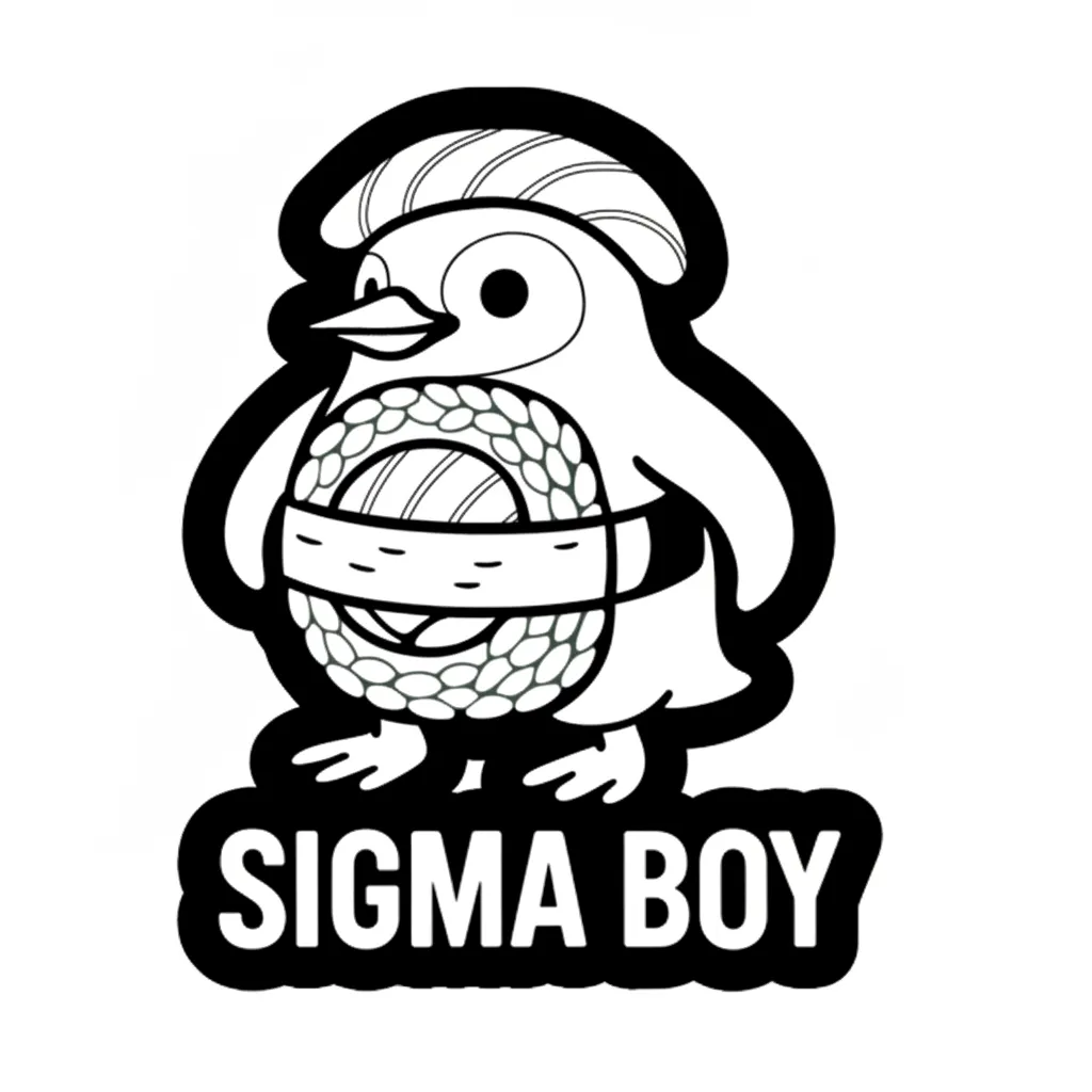 Sigma Boy Kleurplaat 5