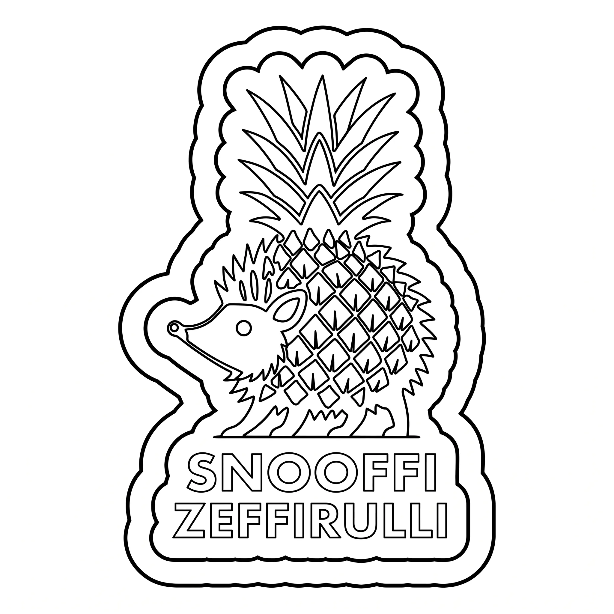 Snooffi Zeffirulli Kleurplaat 8 Snooffi Zeffirulli Kleurplaat