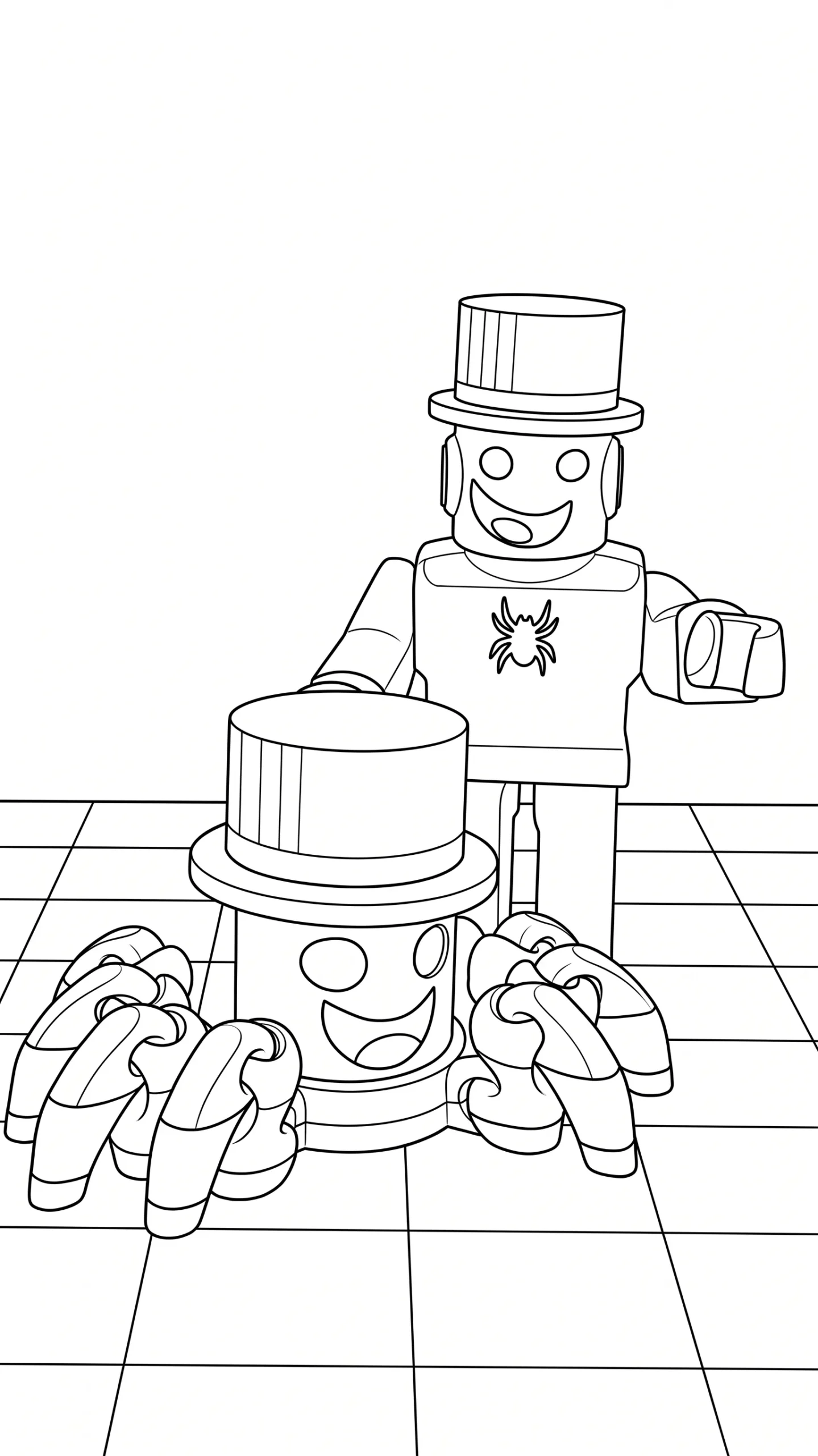 SpyderSammy Kleurplaat 3