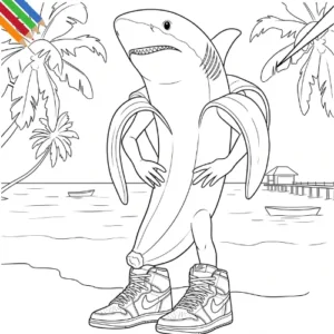 Squalanana Kleurplaat 7 Squalanana Kleurplaat thumbnail