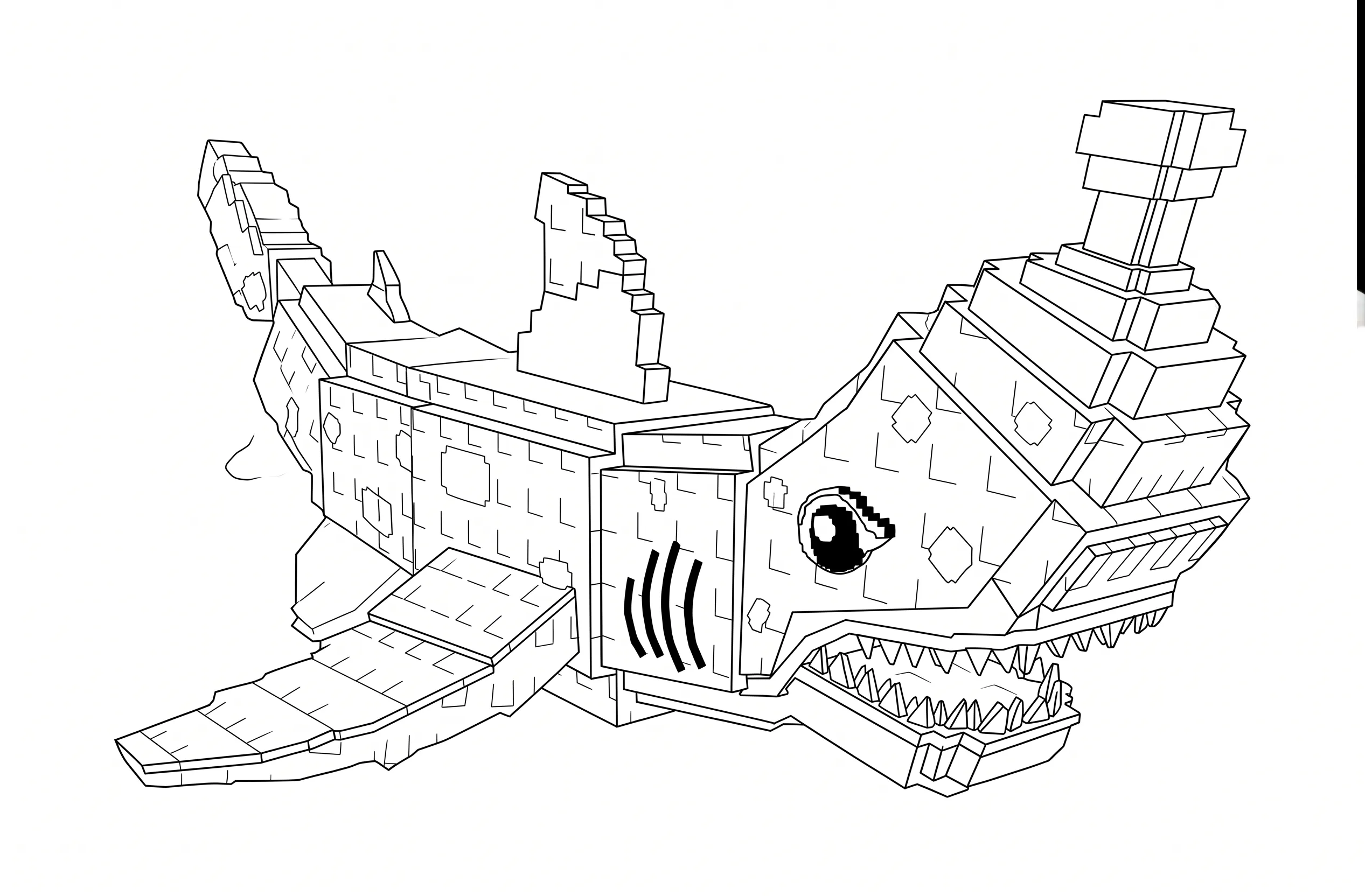 Squalanana Kleurplaat