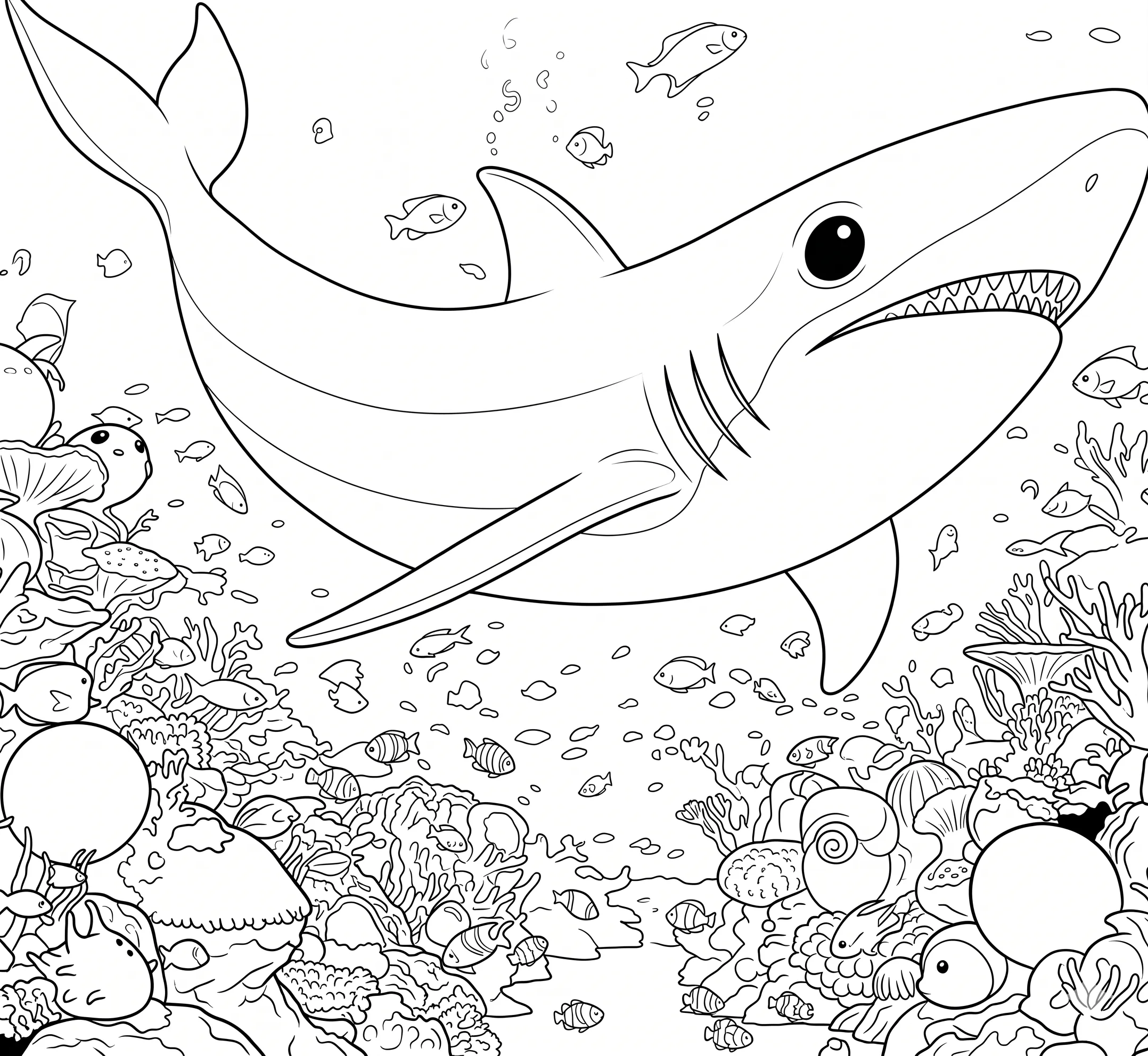 Squalanana Kleurplaat 1