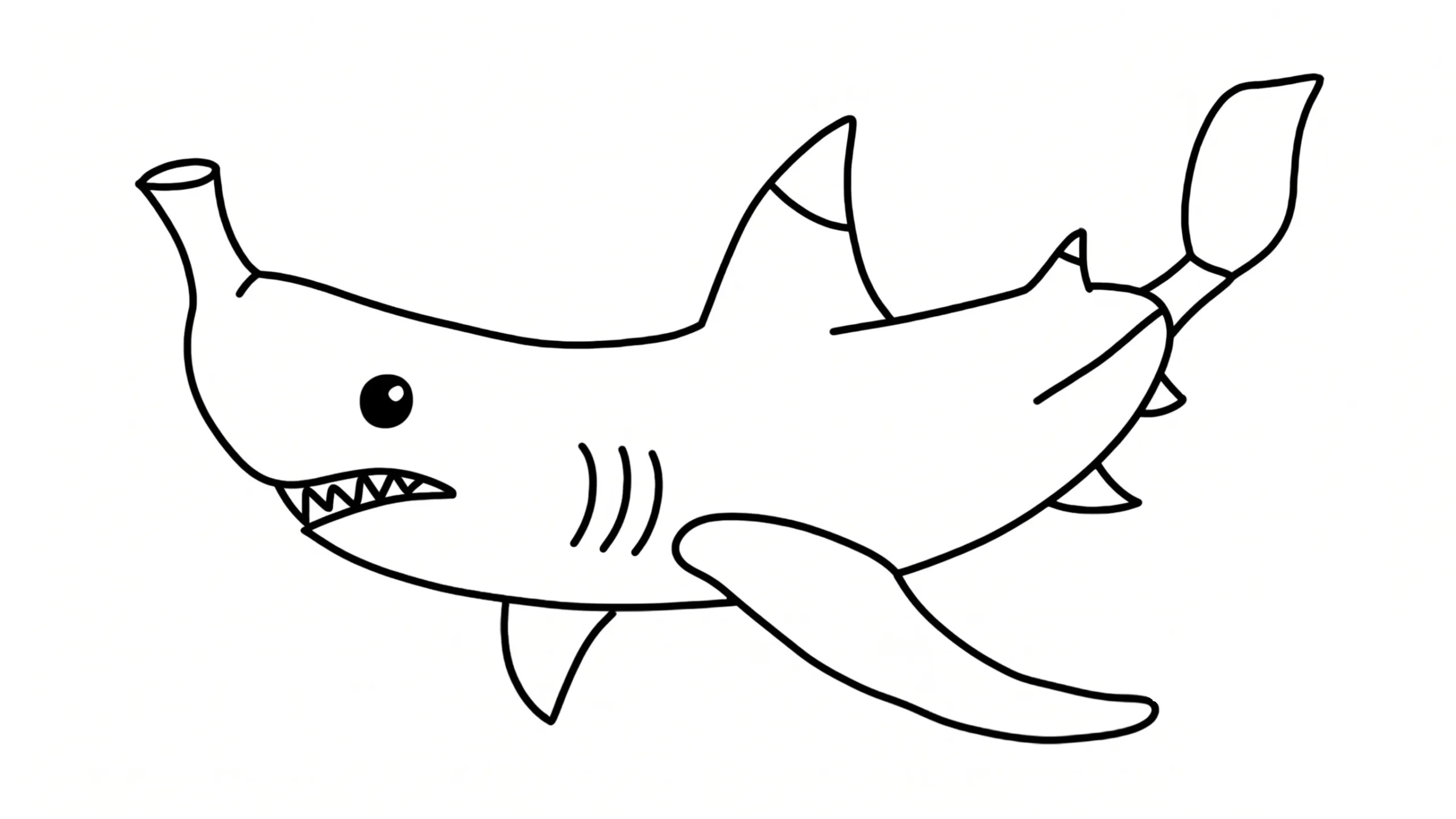 Squalanana Kleurplaat 2