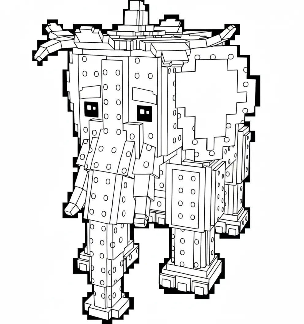 Steal A Brainrot Kleurplaat 8