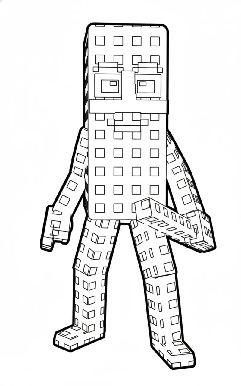 Steal A Brainrot Kleurplaat 9