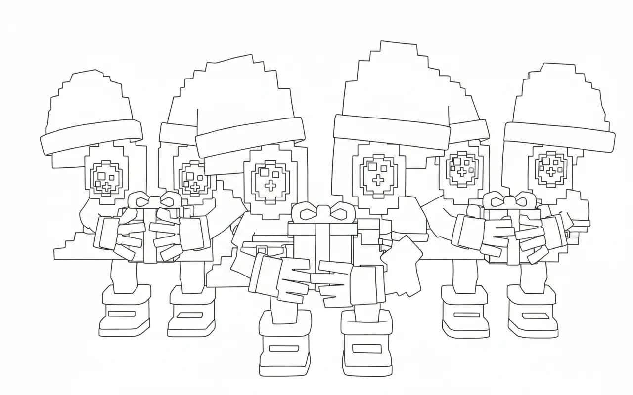 Steal A Brainrot Kleurplaat 3