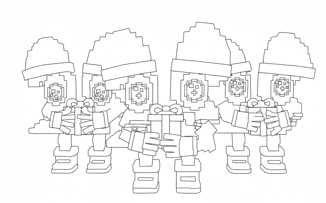 Steal A Brainrot Kleurplaat 4