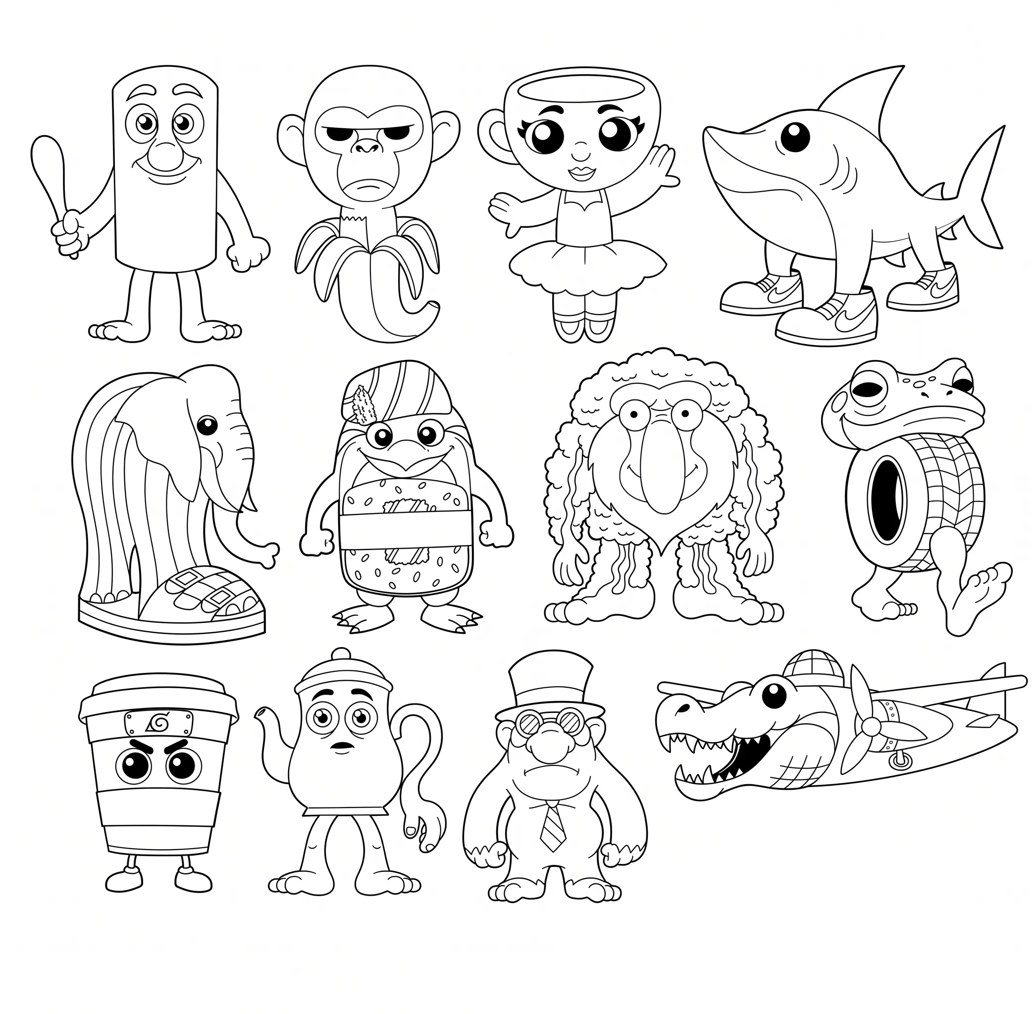 Steal A Brainrot Kleurplaat 6