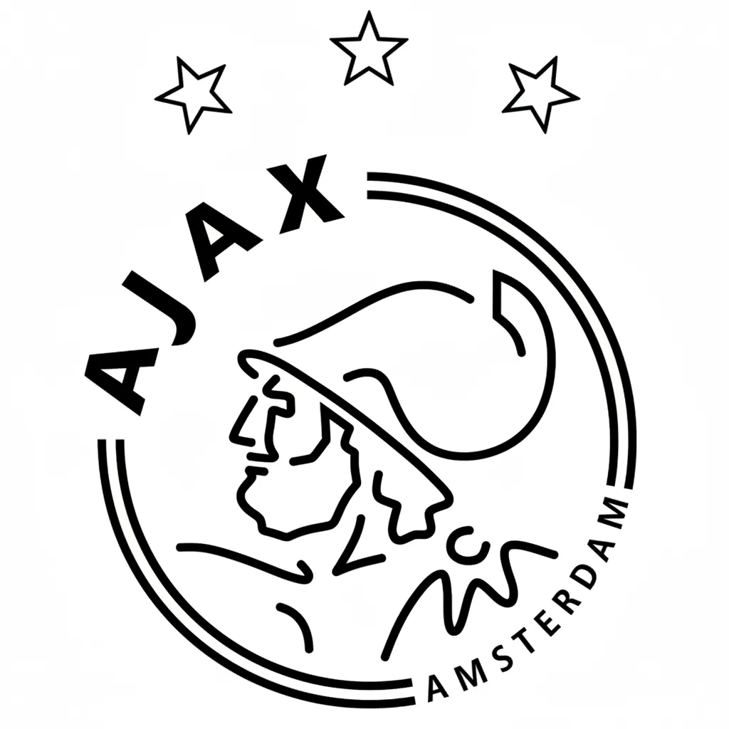 Ajax Kleurplaat 6