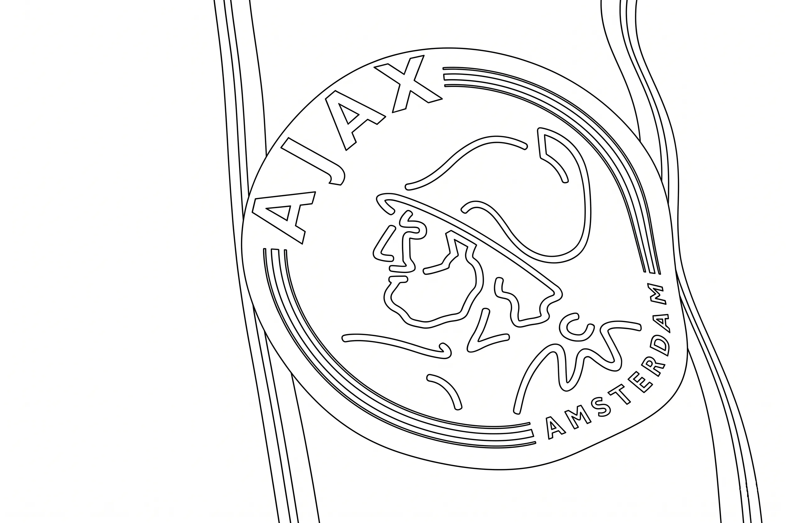 Ajax Kleurplaat 4