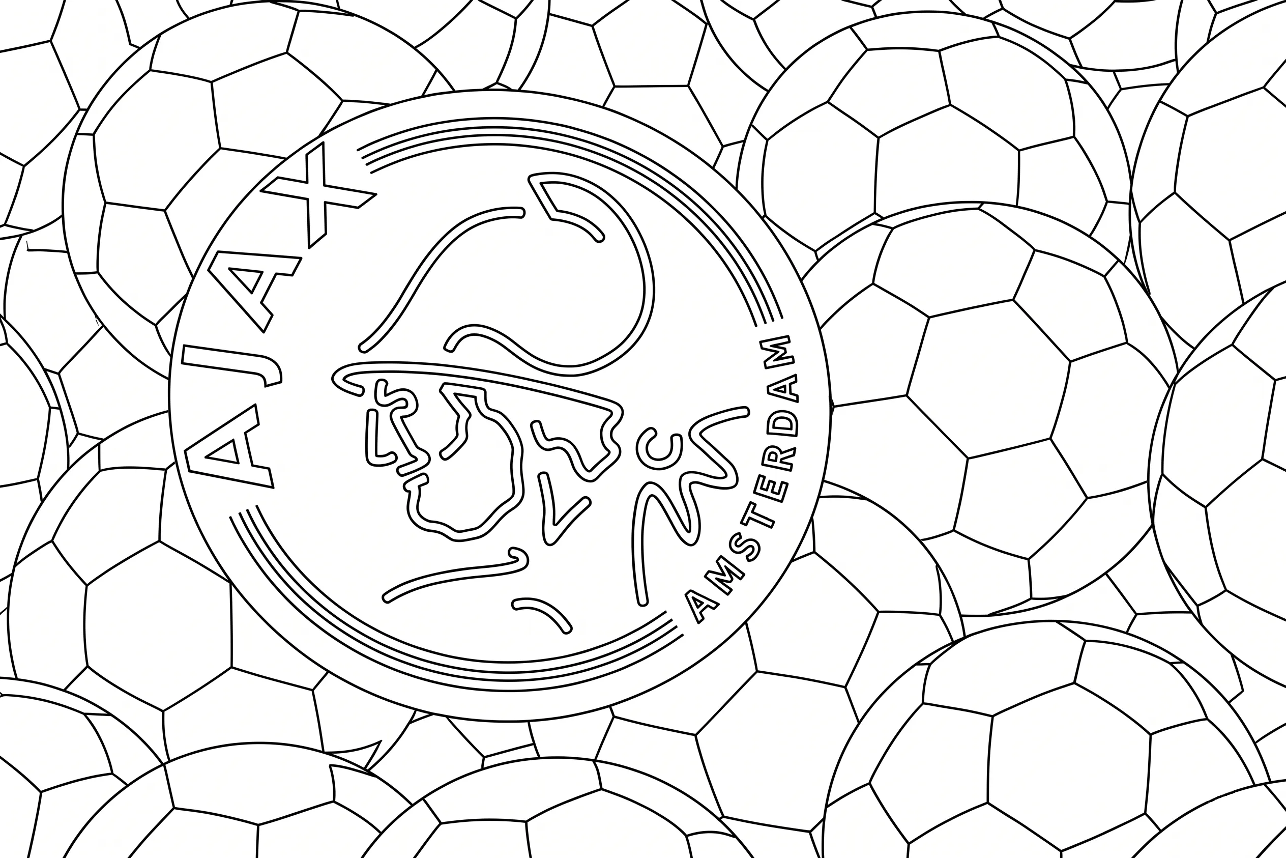 Ajax Kleurplaat 5