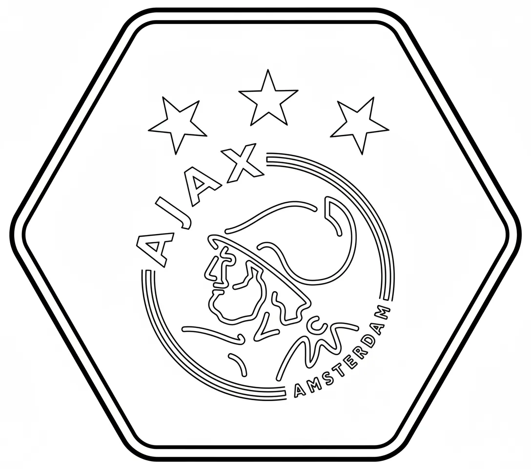 Ajax Kleurplaat 7