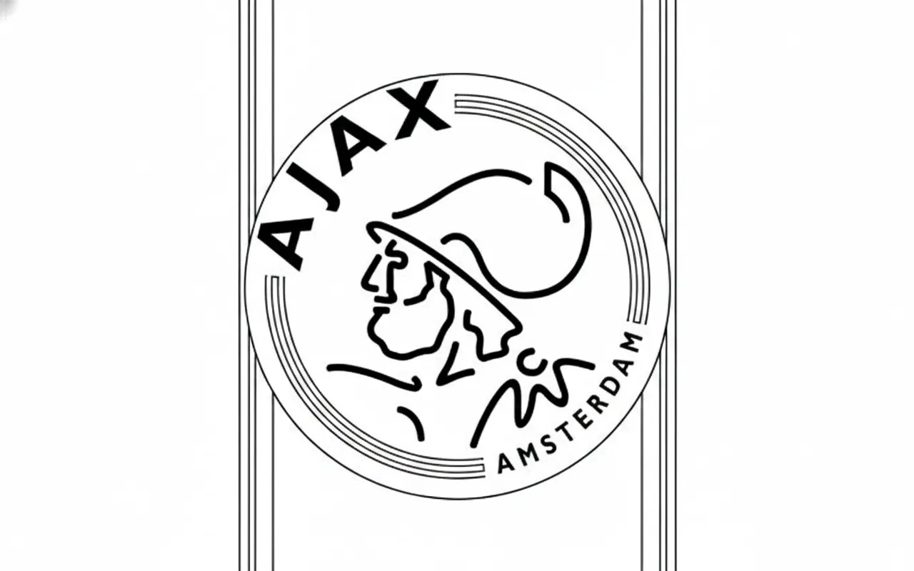 Ajax Kleurplaat 1