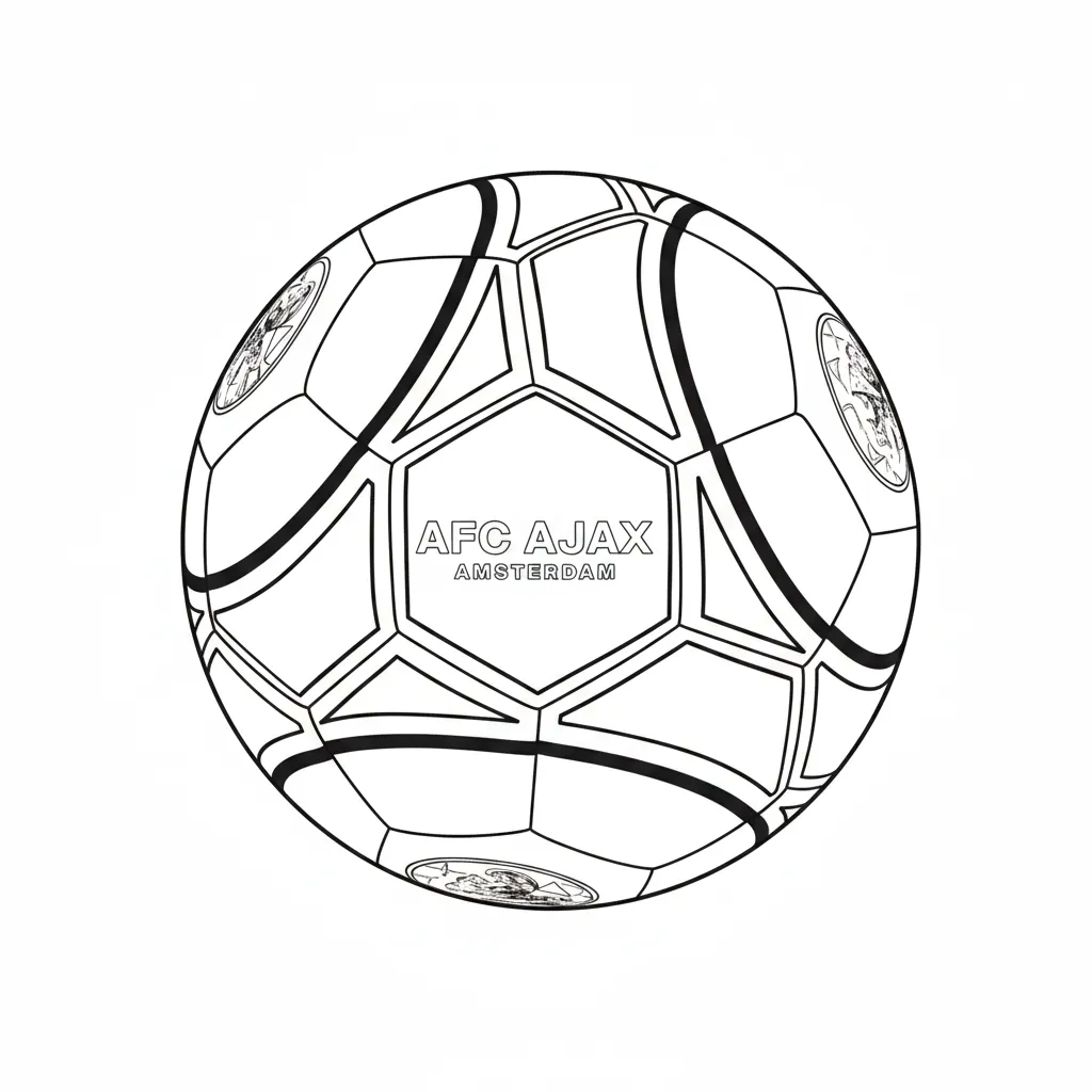 Ajax Kleurplaat 2