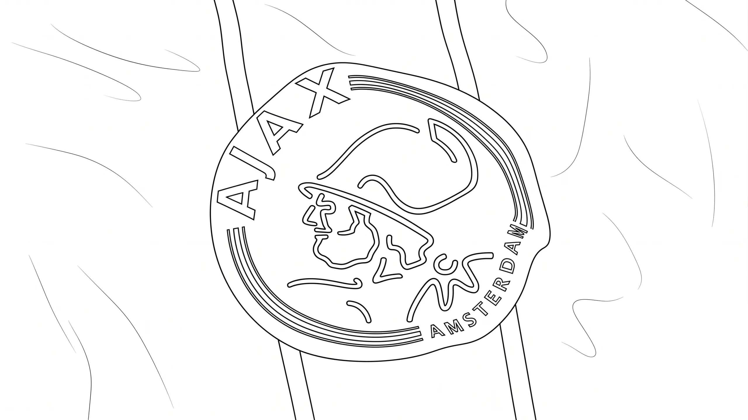 Ajax Kleurplaat 3