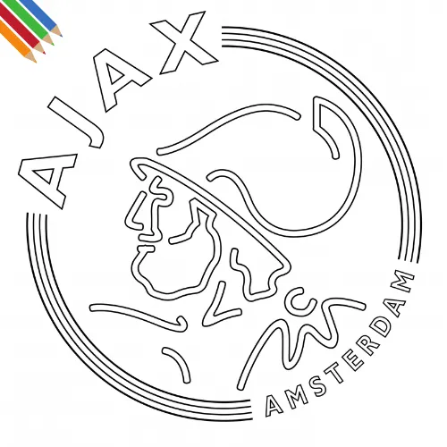 Ajax Kleurplaat thumbnail