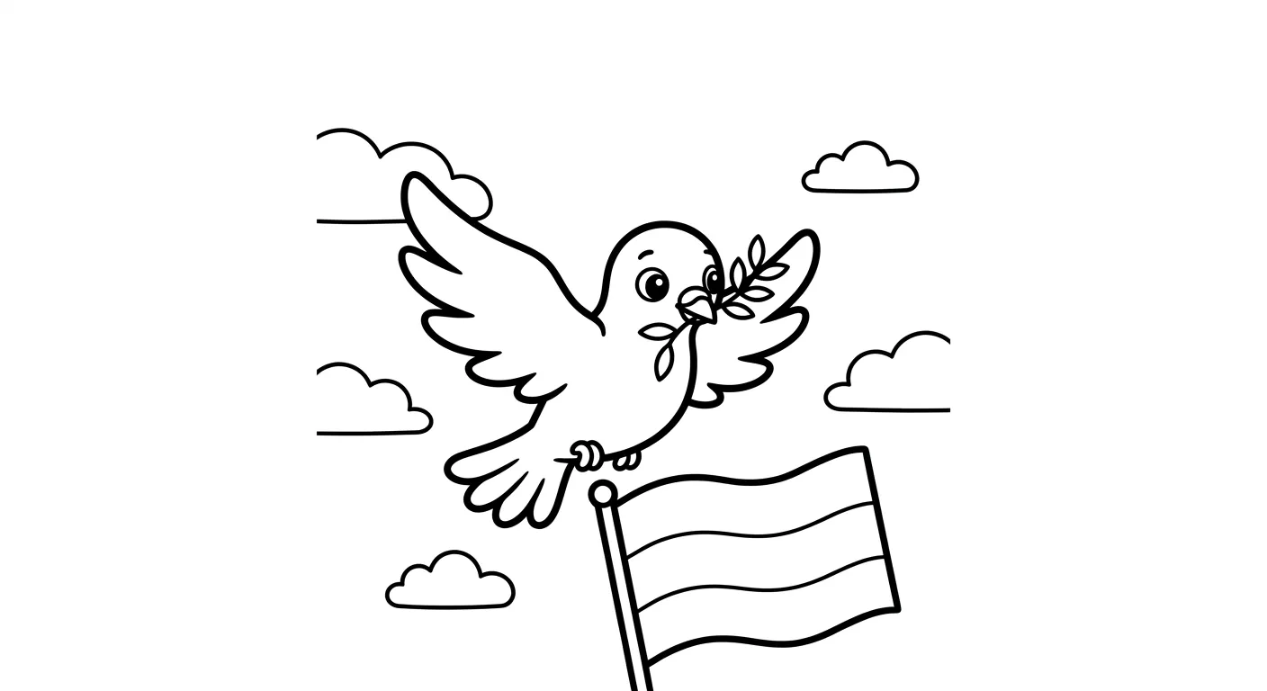 Bevrijdingsdag Kleurplaat 3