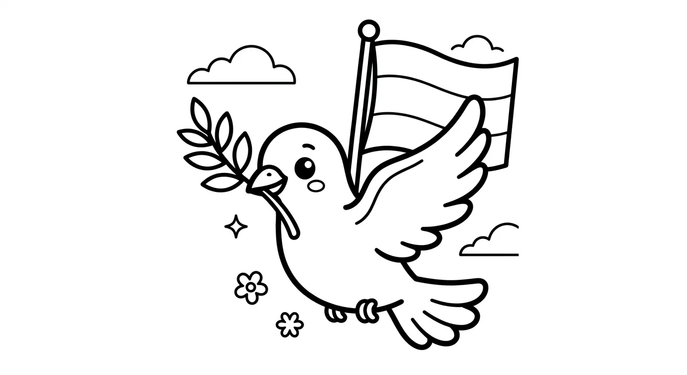 Bevrijdingsdag Kleurplaat 5
