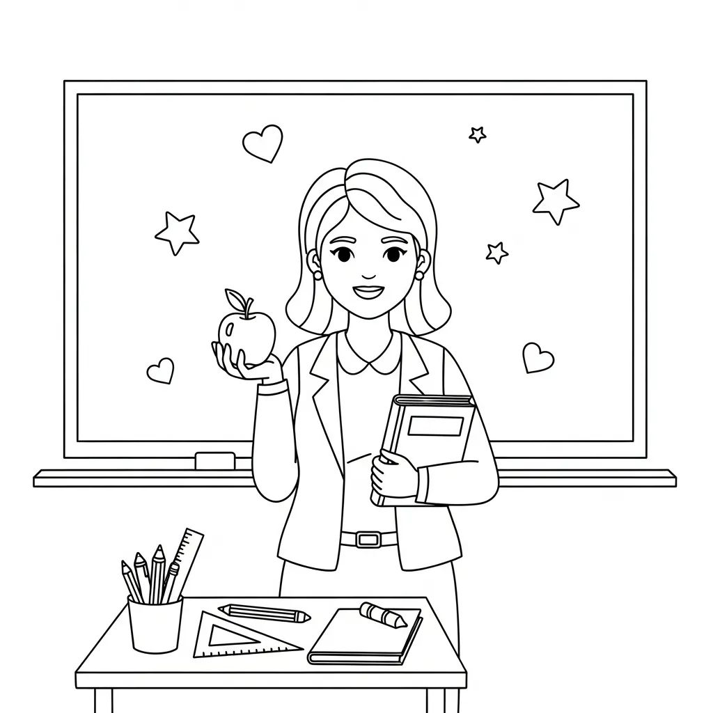 Juffendag Kleurplaat 7