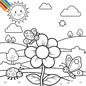 Mei Kleurplaat thumbnail