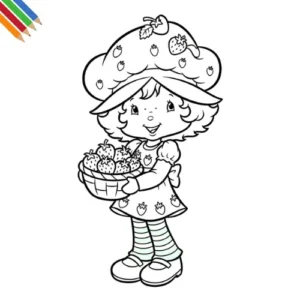 Strawberry Shortcake Kleurplaat 42 Strawberry Shortcake Kleurplaat thumbnail