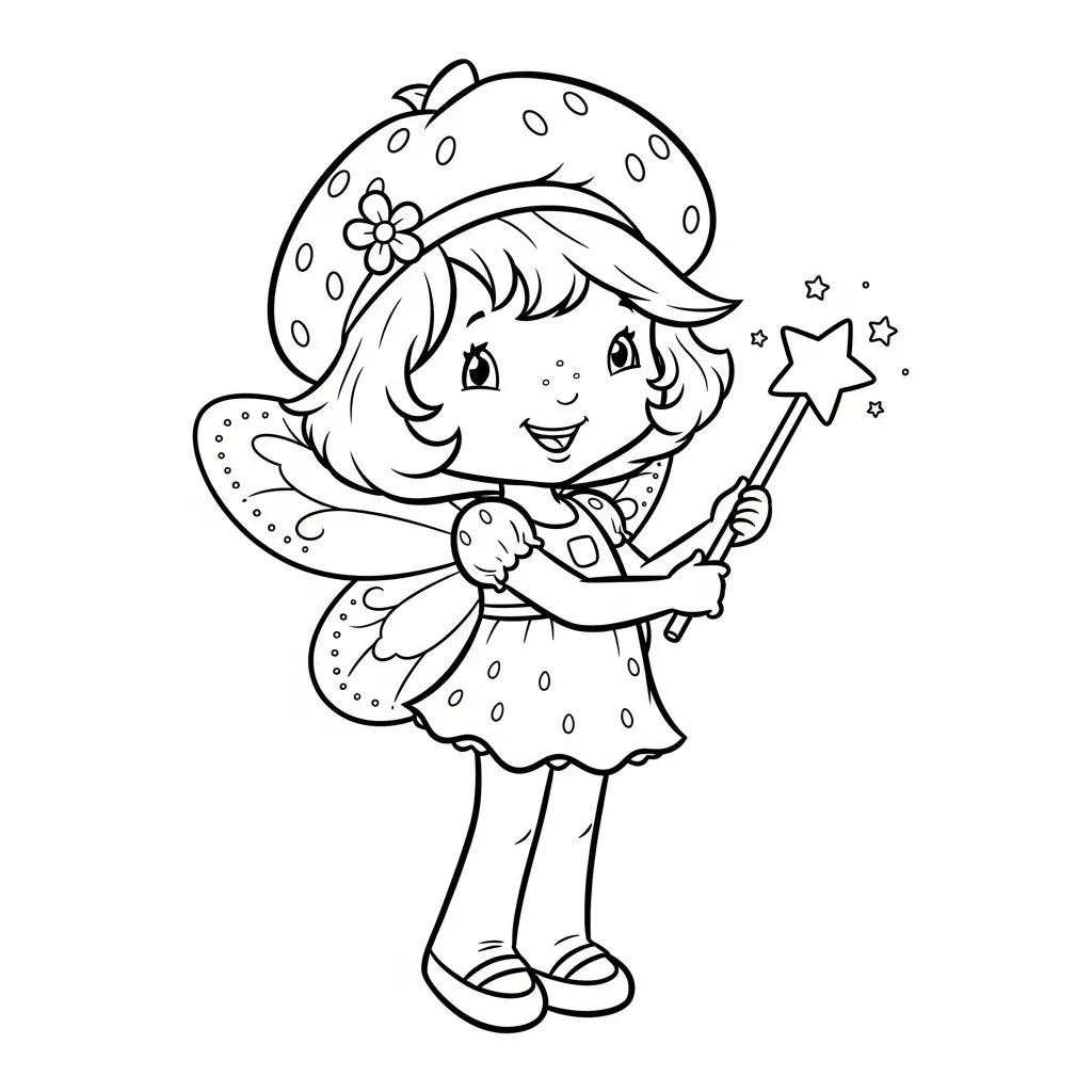 Strawberry Shortcake Kleurplaat 8 Strawberry Shortcake Kleurplaat