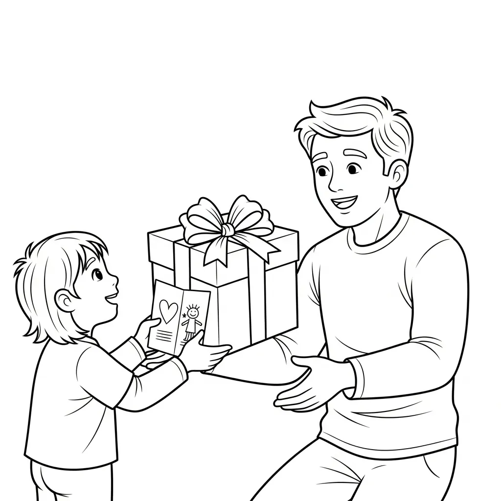 Vaderdag Kleurplaat 13