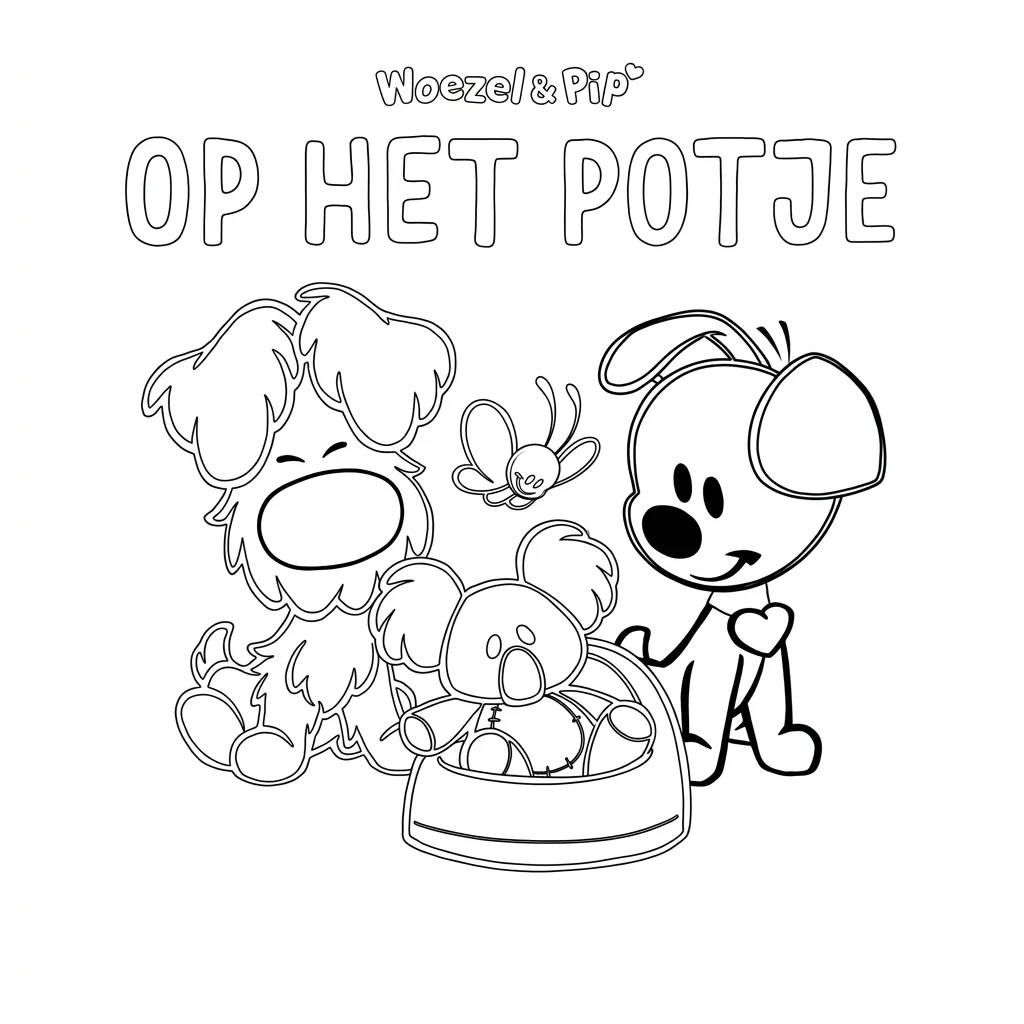 Woezel En Pip Kleurplaat 14