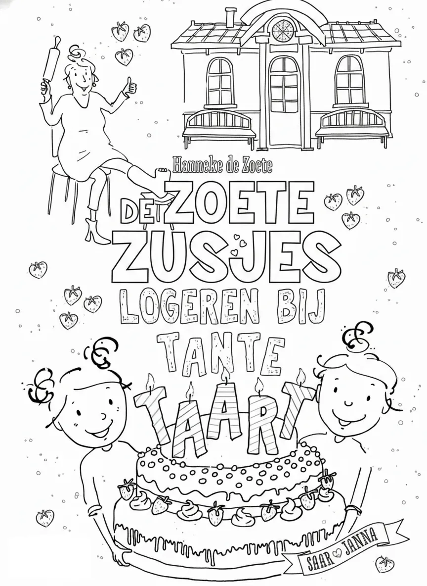 Zoete Zusjes Kleurplaat 22