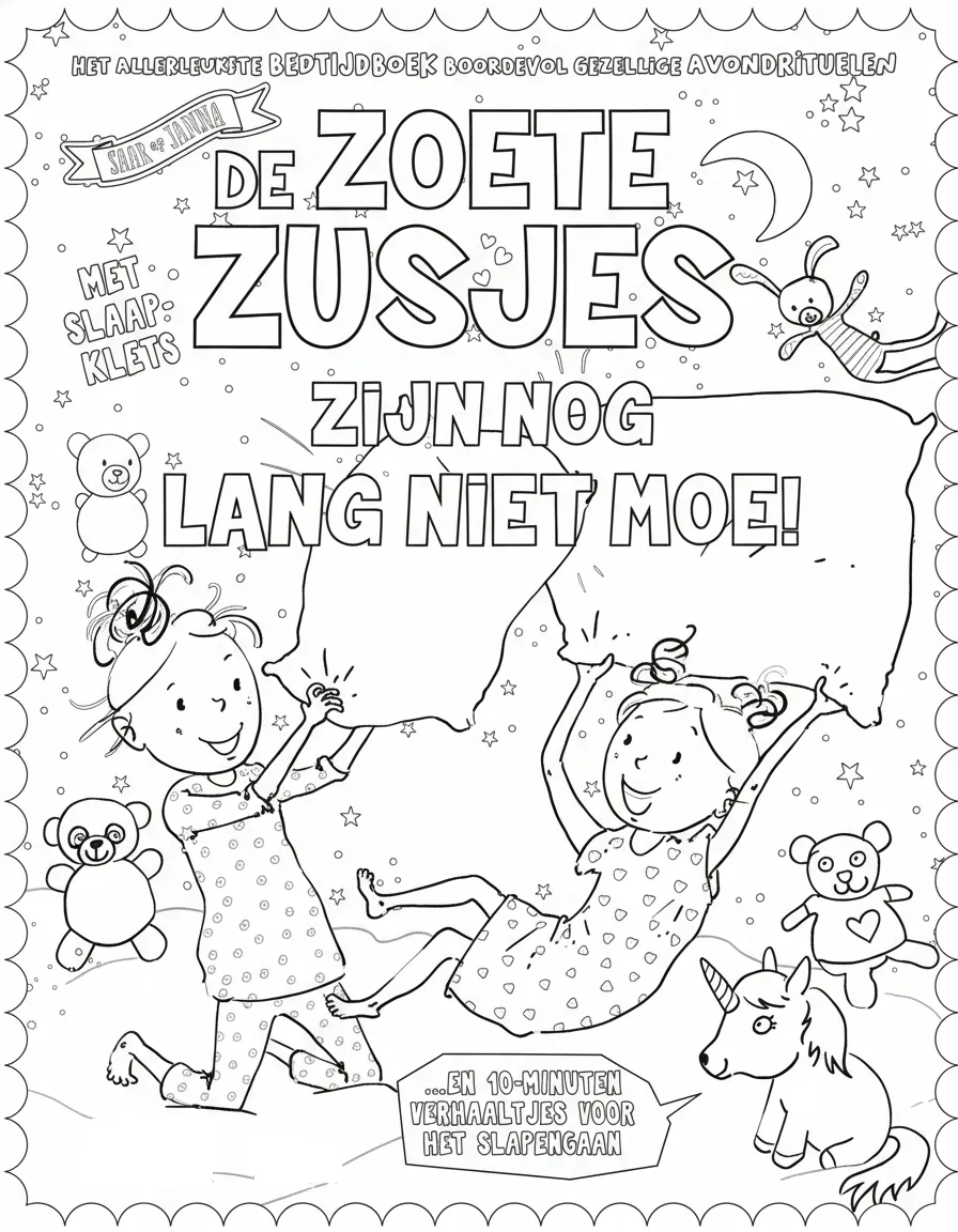 Zoete Zusjes Kleurplaat 20