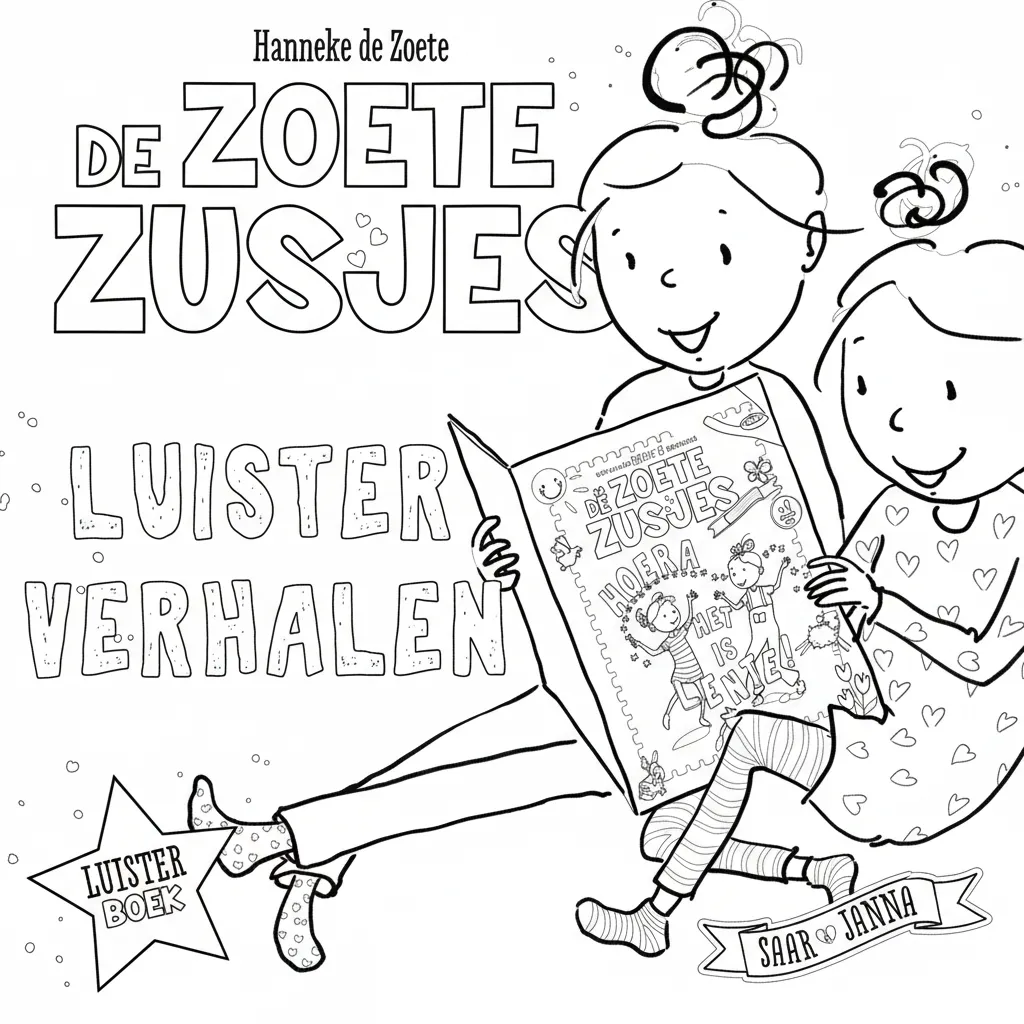 Zoete Zusjes Kleurplaat 18