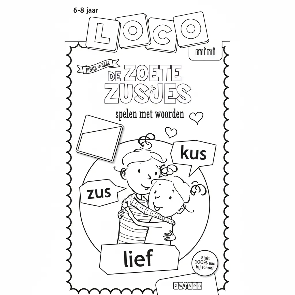 Zoete Zusjes Kleurplaat 17