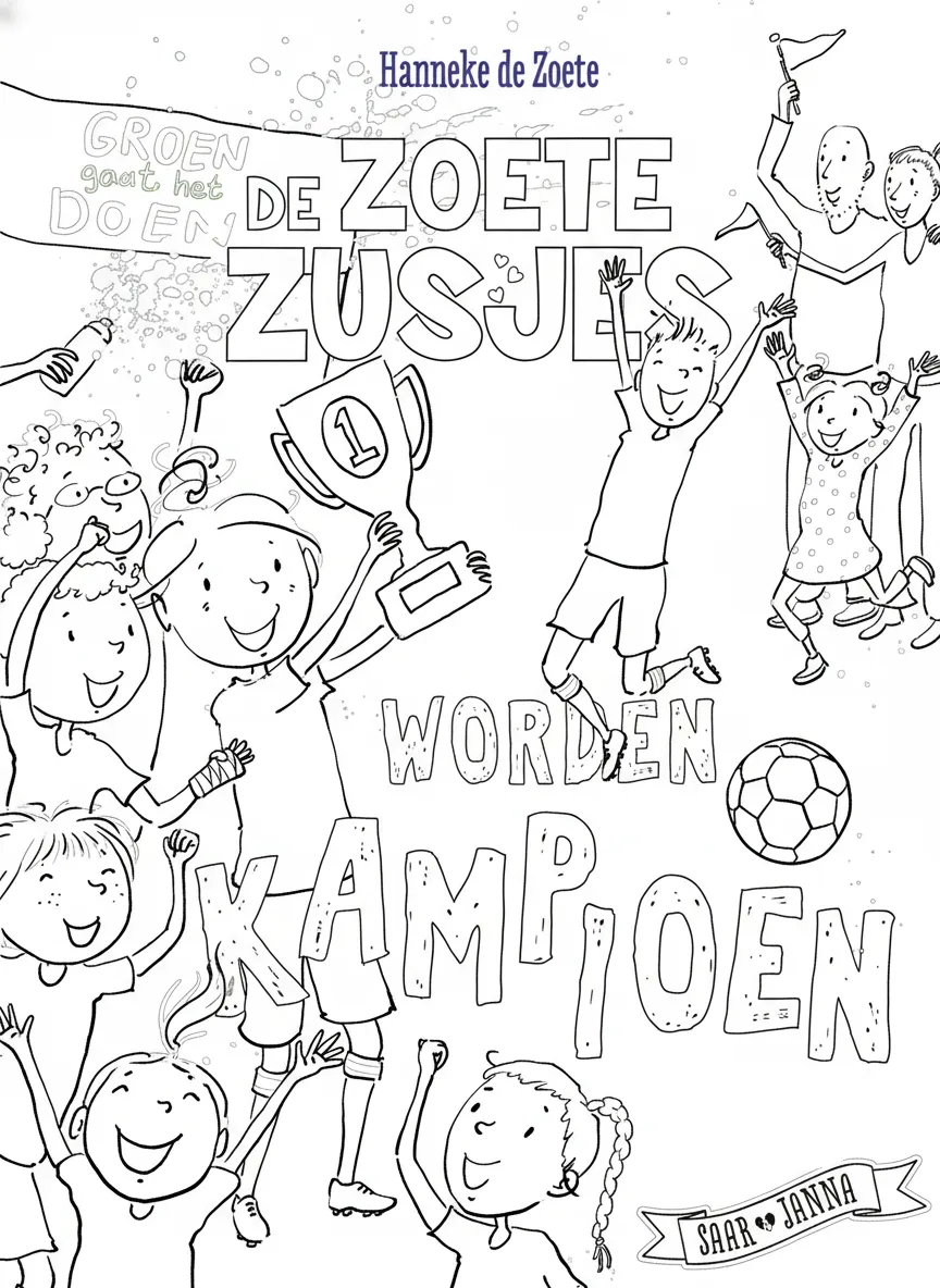 Zoete Zusjes Kleurplaat 3