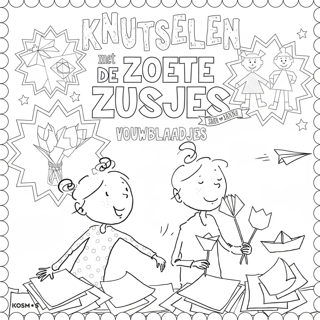 Zoete Zusjes Kleurplaat 26