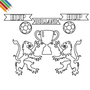 Hup Holland Hup Kleurplaat