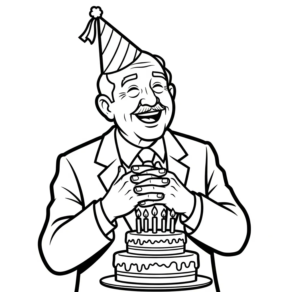 Kleurplaat Verjaardag Opa 8 Kleurplaat Verjaardag Opa