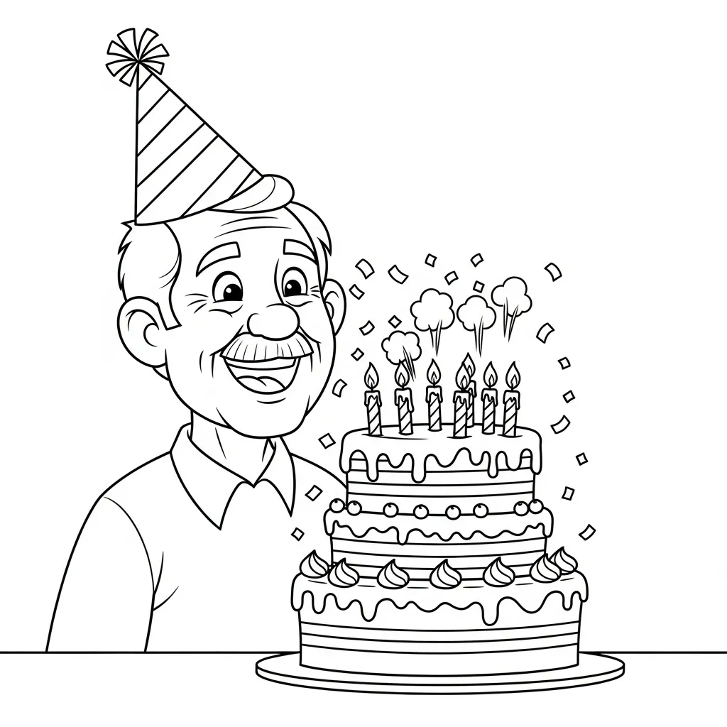 Kleurplaat Verjaardag Opa 16 Kleurplaat Verjaardag Opa 8