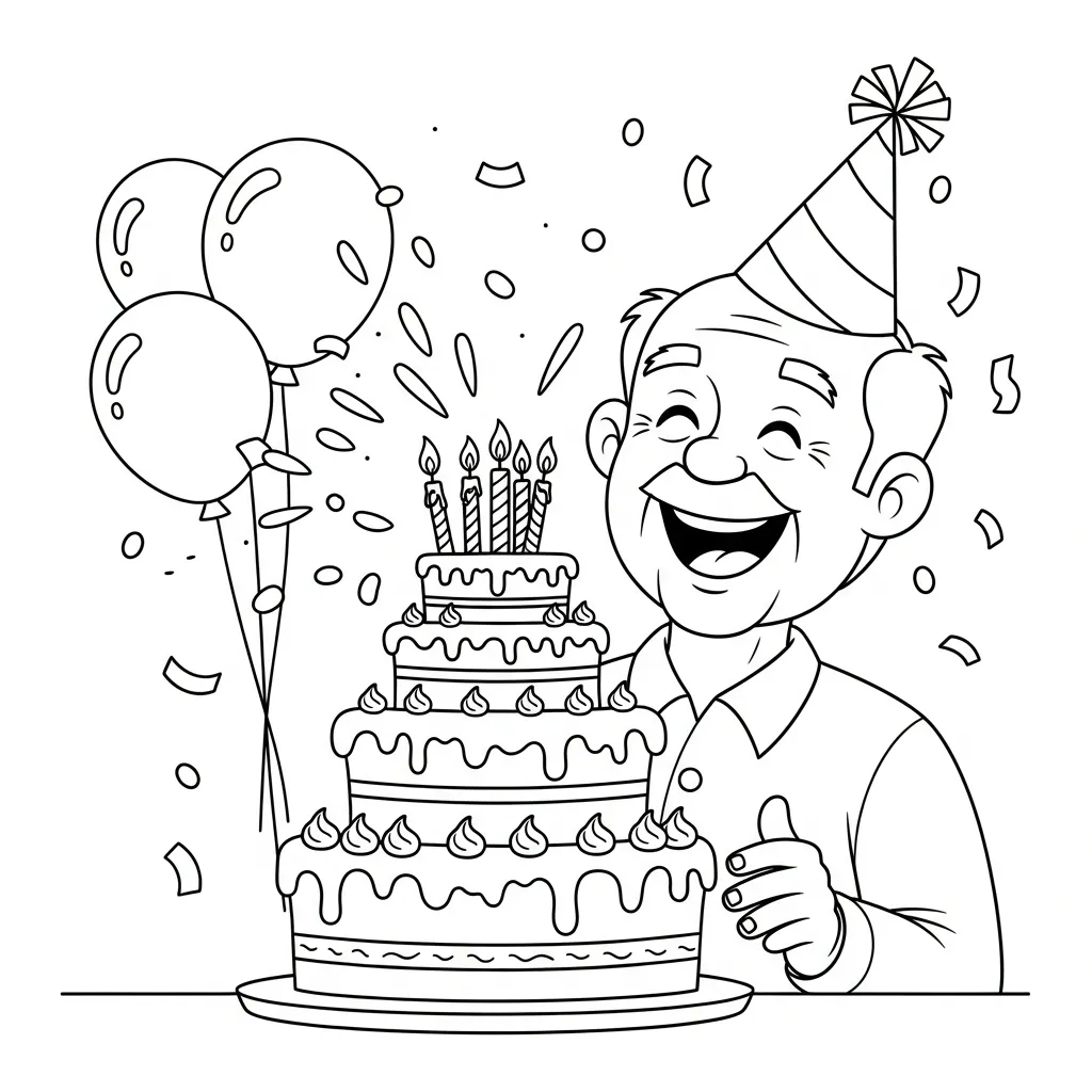 Kleurplaat Verjaardag Opa 17 Kleurplaat Verjaardag Opa 9