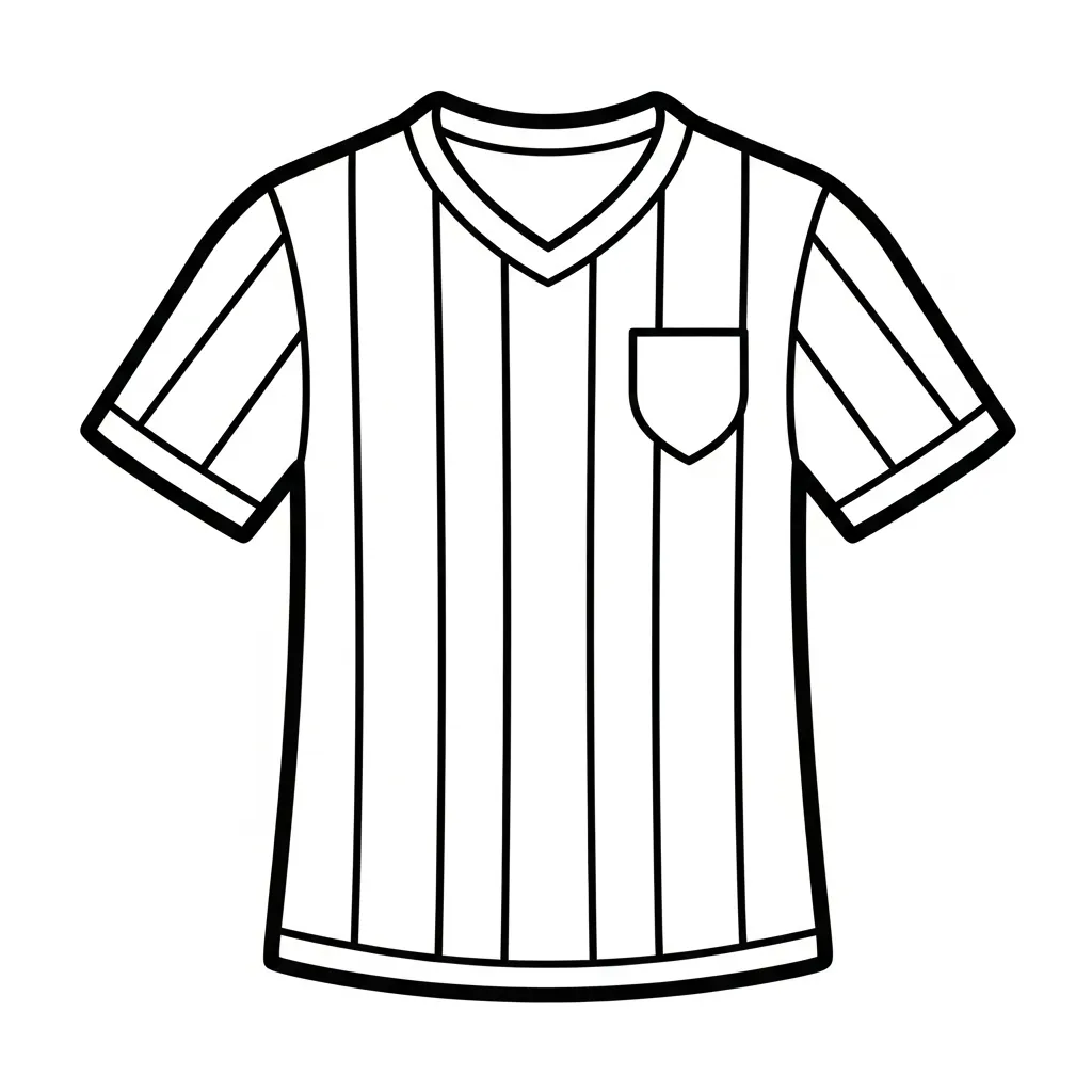 Kleurplaat Voetbalshirt 11 Kleurplaat Voetbalshirt 3