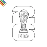 Kleurplaat Wk Voetbal thumbnail