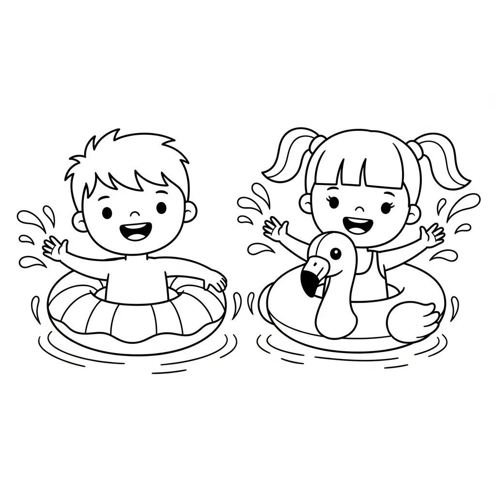 Kleurplaat Zomervakantie 11