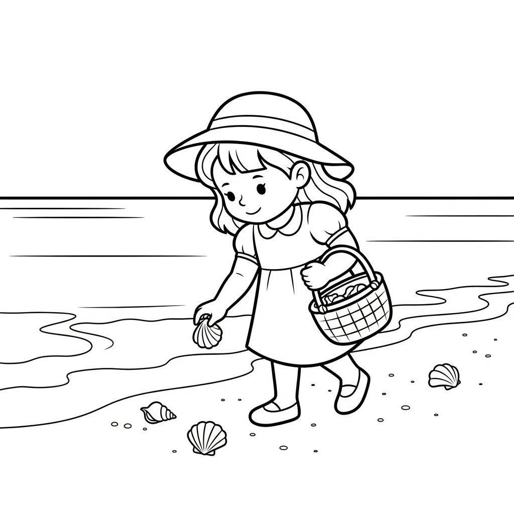 Kleurplaat Zomervakantie 4