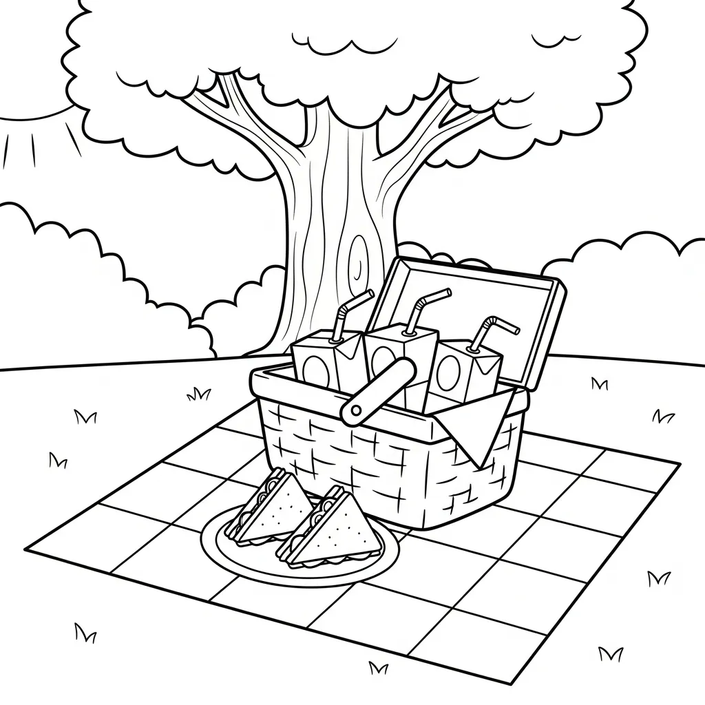 Kleurplaat Zomervakantie 5