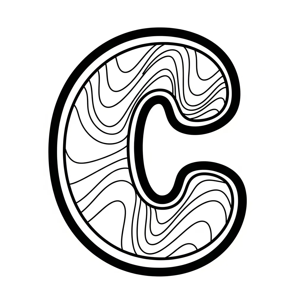 Letter C Kleurplaat 10