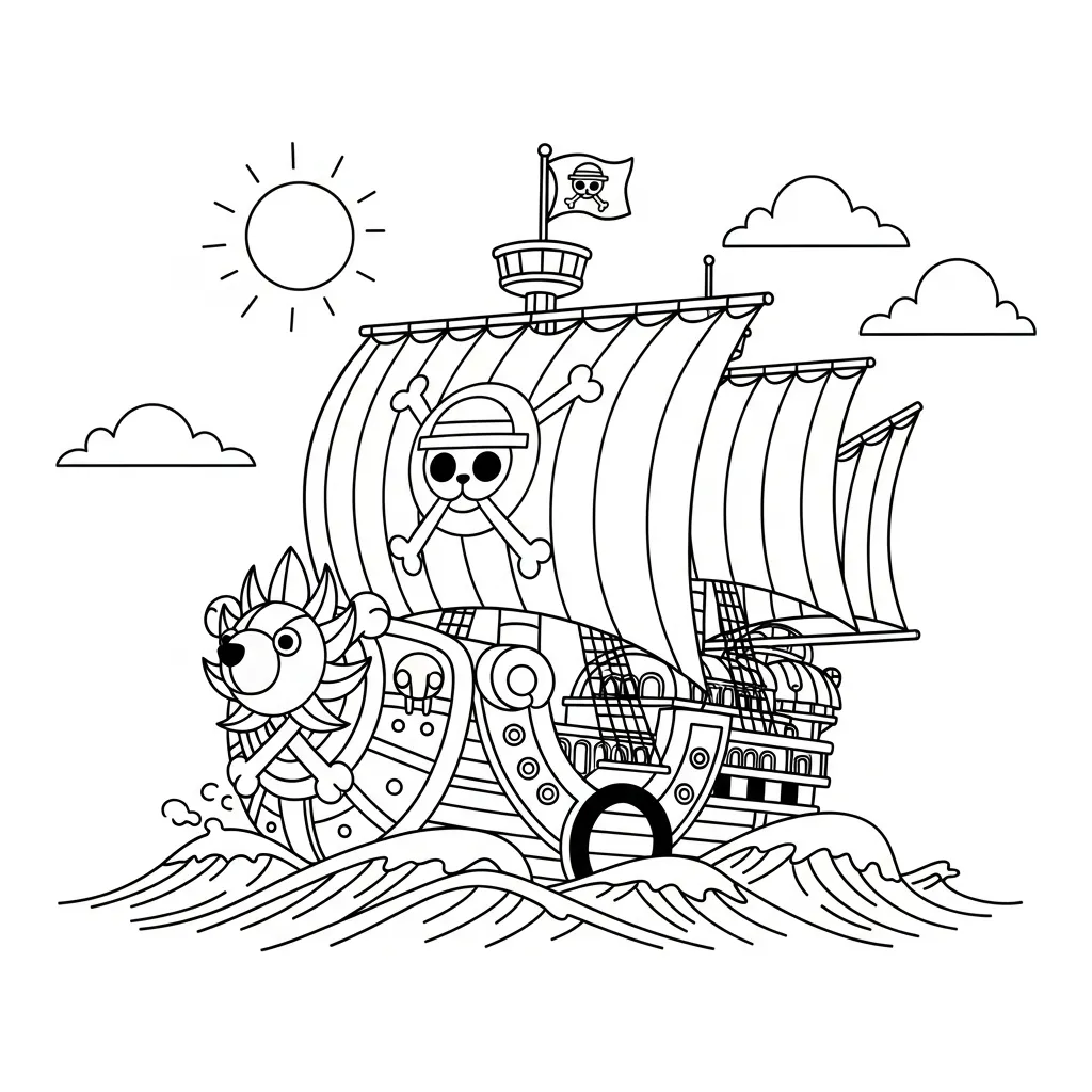 One Piece Kleurplaat 23 One Piece Kleurplaat 15