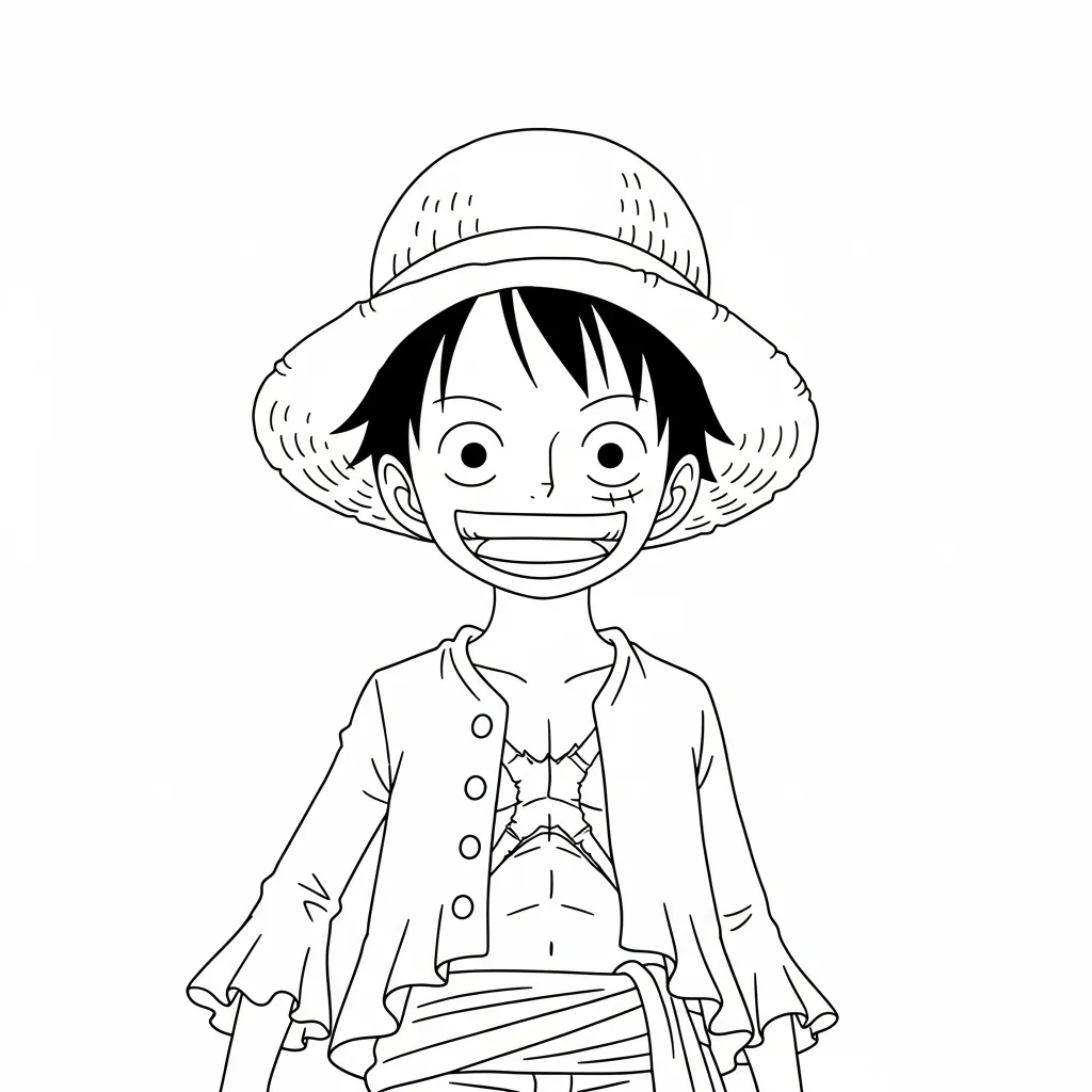 One Piece Kleurplaat 13 One Piece Kleurplaat 5